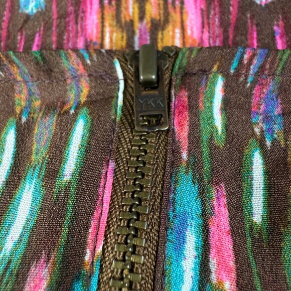 ROCK 47 by WRANGLER Multicolor Boho Ikat Print Boat-Neck Tunic L South Western - Picture 7 of 11